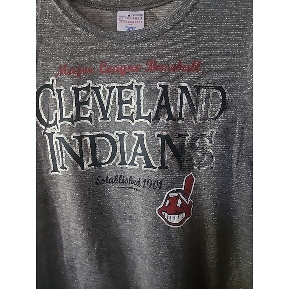 MLB Genuine Merchandise Campus Lifestyle Cleveland Indians New XL Baseball B7 - Picture 2 of 4